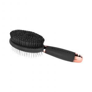 Waldhausen Brosse à crin double avec poignée en gel