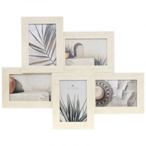 Atmosphera Pêle-mêle Anaya beige 5 photos créateur d'intérieur