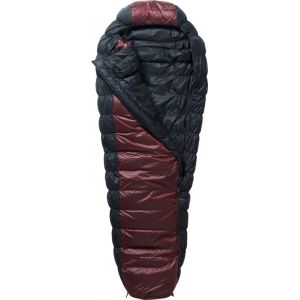 Nordisk Y by Voyage 500 Sac de couchage M, noir/rouge Left Zipper Sacs de couchage momie