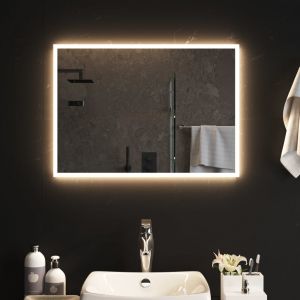 VidaXL Miroir de salle de bain à LED 50x70 cm