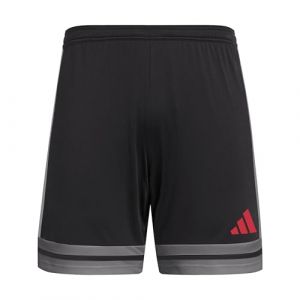 Adidas Homme SQUADRA25 Short, Black/Team Grey Four/Pure Ruby, L