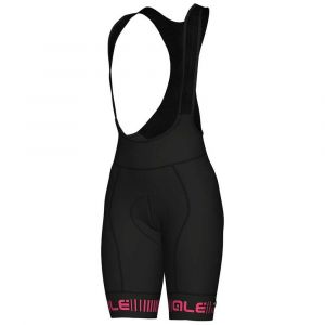 Ale Cycling Graphics PRR Strada Short de cyclisme Femme, black-fluo pink M Cuissards route