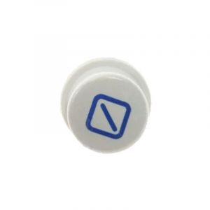 Indesit Bouton poussoir start blanc (482000078437, C00097417) Lave-vaisselle