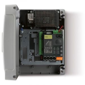 King Gates Armoire de commande STARG8ACBOX - Pour 1 ou 2 moteurs 230 vac, Avec module m&eacute;moire MEMO200