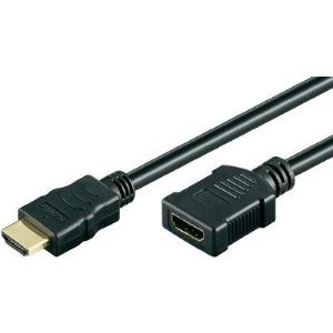 Image de Wentronic 31937 - Rallonge HDMI HighSpeed+Ethernet 2m