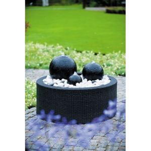 Image de Ubbink 1322034 - Contour pour bassin ou fontaine Decowall Wicker 2