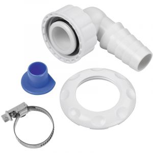 Xavax 00220737 Connecteur Siphon, Blanc
