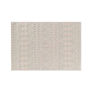 Douceur d'Int&eacute;rieur, Tapis Rectangle (120 x 170 cm) Valam, Tiss&eacute; Plat Relief