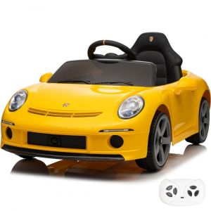 Ruf Gt - Voiture Électrique Pour Enfants 12v - 1 À 5 Ans - Jaune