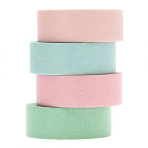 Rico Design Assortiment de Masking Tape - Pastel Paillet&eacute; - 1,5 cm x 5 m - 4 pcs