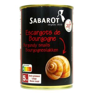 Sabarot Escargots de Bourgogne 5 douzaines conserve 230g