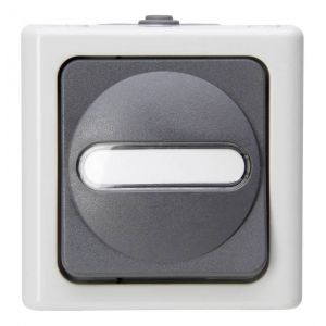 Kopp Bouton-poussoir 561456001 BlueElectric gris