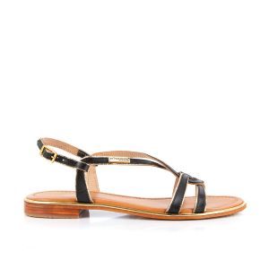 Image de Les Trop&eacute;ziennes par M. Belarbi Sandales cuir Halia Noir - Taille 36;37;38;39;40;41