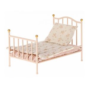 Maileg Vintage bed, mouse - rose