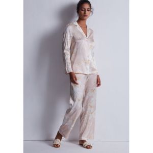 Aubade Chemisier Silk by night Blanc - Couleur Blanc - Taille M