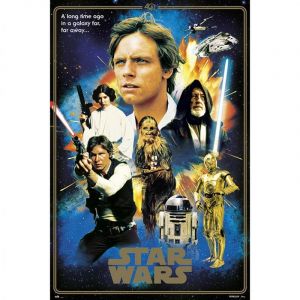 Erik Maxi Poster Star Wars 40ème Anniversaire Héros 91,5x61cm
