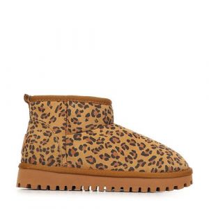 Les Trop&eacute;ziennes par M. Belarbi Femme Chakirpo Chaussures Ville Bottes DE Neige, Camel Leopard, 40 EU
