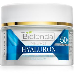 Image de Bielenda Neuro Hyaluron hidrat&aacute;l&oacute; arckr&eacute;m Nappali &eacute;s &eacute;jjeli &aacute;pol&aacute;s 50+ 50 ml