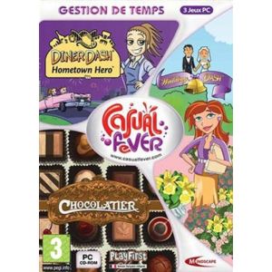 Casual Fever : Gestion de Temps - Coffret 3 jeux : Diner Dash + Wedding Dash + Chocolatier [PC]