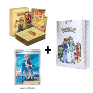 Cartes aléatoires Pokemon TCG de chaque série, 100 cartes dans chaque lot, plus 7 cartes bonus gratuites
