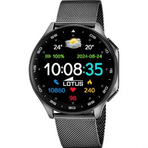 Lotus Montre connectée Homme Smartwatch - L50050-4 Bracelet Acier Argent