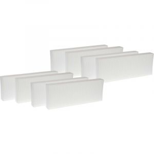 Vhbw Lot de filtres remplacement pour Zehnder 527003440 pour appareil de ventilation - Filtre à air G4 / F7 (8 pcs), Blanc