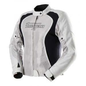 Furygan Blouson Femme Odessa Vented Pearl Blanc Noir - Taille 2XL