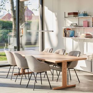 Hay Suspension Factor Linear - diffused - transparent/aluminium