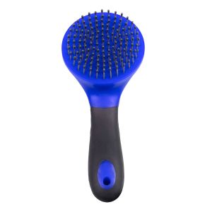 Brosse &agrave; crin ronde pour crini&egrave;re et queue avec manche Umbria Equitazione