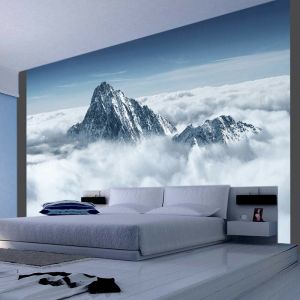 Artgeist Papier peint - Montagne entourée de nuages 250x193