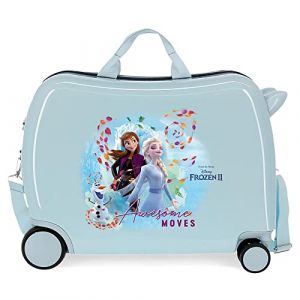 Frozen La Reine des Neiges Awsome Moves Valise Enfant Bleu 50x38x20 cms Rigide ABS Serrure à Combinaison 34L 2,1Kgs 4 Roues Bagage à Main