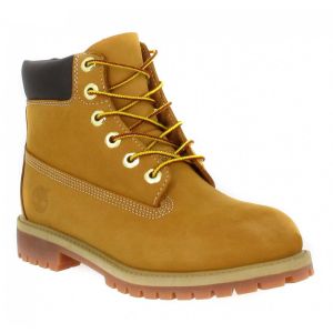 Image de Timberland Unisex Bottes Classiques-Junior, Jaune (Wheat Nubuck), 38 EU (5 UK)