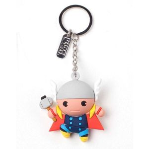 Bioworld Porte-clés - Marvel - Thor Kawaii 3D - En caoutchouc