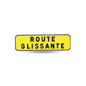 Image de Taliaplast 525206 - Panonceau indication route glissante km t1 900x250mm