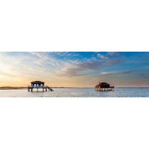 Artis Tableau sur toile cabanes tchanqu&eacute;es 30x97 cm