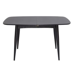 Image de Miliboo Table à manger extensible bois noir L130-160 cm NORDECO & Stéphane Plaza