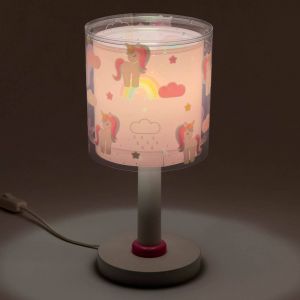 Dalber Lampe à poser pour enfants Unicorns, G4, Ø 15 cm