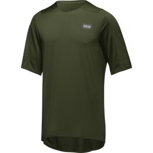 Gore Wear TrailKPR Tech Maillot Homme, olive M Maillots downhill & freeride