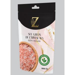 Sel Rose de l'Himalaya - Cristaux Gros, Parfait pour Moulin, Qualité Premium 500g - Cuillère Incluse