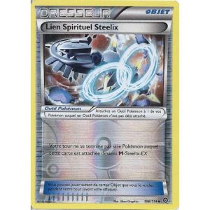 Image de Asmodée Lien Spirituel Steelix Dresseur - Carte Pokemon XY11 Offensive Vapeur Holo Reverse