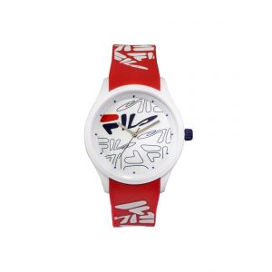 FILA Montre 38-129-206 - Montre Silicone Rouge 40 mm Homme,Femme