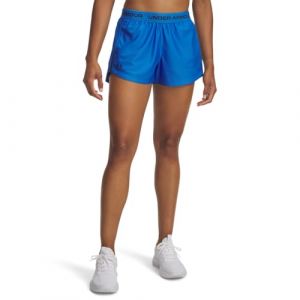 Under Armour Short Femmes, Short Femme avec Ourlet Arrondi et Poches Ouvertes, Short de Sport Respirant et à séchage Rapide, Blue Atlantis/Washed Navy, LG