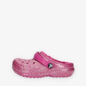 Crocs Sabots Classic Doublés À Paillettes K 207462 C11eu 2829 Fuchsia Funmulti