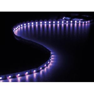 Image de Perel Ensemble De Bande A Led Flexible Et Alimentation - Ultraviolet - 300 Led - 5 M - 12Vcc - Sans Revêtement