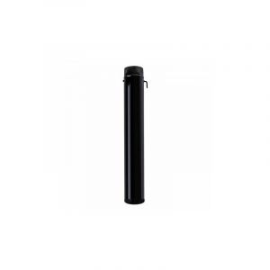 Wolfpack Tuyau pour poêle noir vitrifié 100 mm. Avec clé de 1