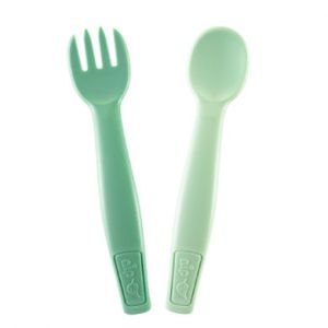 nip Couverts enfant eat green 9 mois+ vert clair 2 pièces