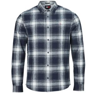Tommy Jeans Chemise TJM REG CHECK FLANNEL SHIRT EXT Marine - Taille EU S,EU M,EU L,EU XL