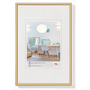 Walther Design Cadre photo doré 20 x 25 cm Nouveau Cadre en plastique Lifestyle KV025G