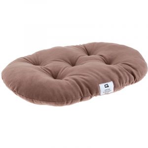 Image de Ferplast Relax microfleece Coussin rembourr&eacute; en micropolaire pour chiens et chats. Variante 100/12 - Mesures: 100 x 63 cm - Taupe - Taupe