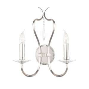 Elstead Applique Murale Pimlico 2x60W - Nickel Poli - LIGHTING - pm2pn